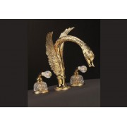 Смеситель для ванны Cristal-et-Bronze Cygne Aile Flamant, арт. 25005-39, на 3 отверстия